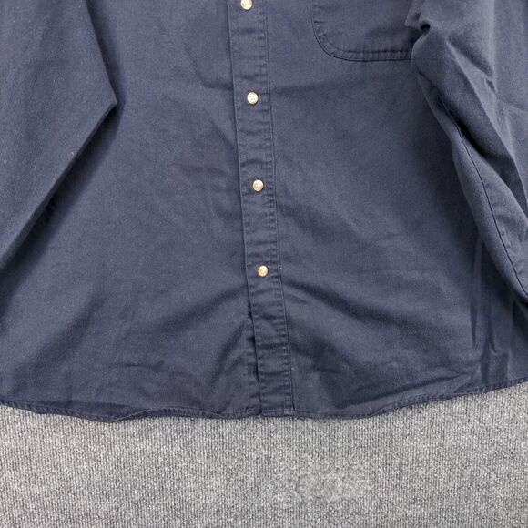 Subaru Men's Employee Uniform Long Sleeve Workwear Shirt Blue 2XL Logo - Picture 4 of 16